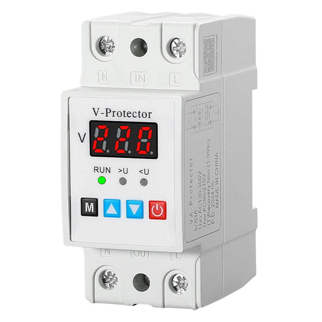 KCAHPAN Digital Voltages Protections Device Automatic Voltages Regulator for Electrical Equipment in Homes Offices & Factories