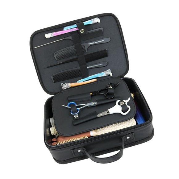KCAHPAN Hair Cutting Scissors Storage Bag Shaving Kits Haircut Accessories Organizer Bag