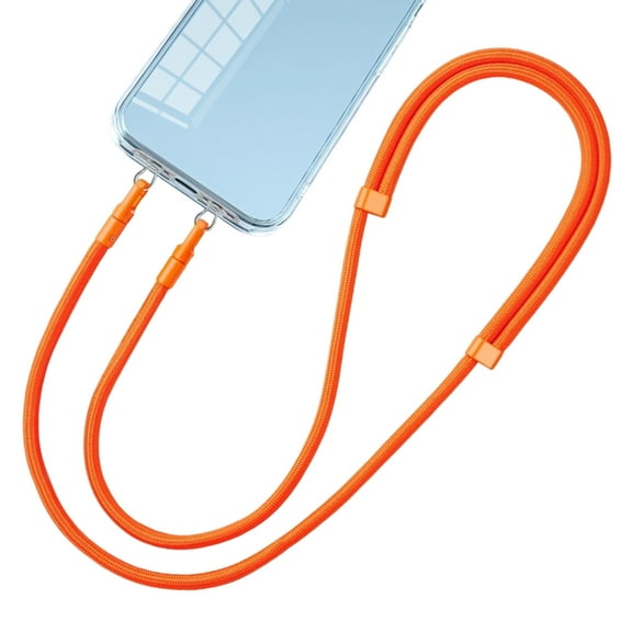 KCAHPAN Metal Phone Lanyard Clip with Double Rings Strap Patches Not Loss Double Hook Phone Lanyard Side Mount Pad for Phone