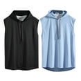 thumbnail image 1 of KCAHPAN Muscle Cut Off TShirt Sleeve Men Workout Hooded Tank Tops Sleeveless Gym Hoodie, 1 of 15