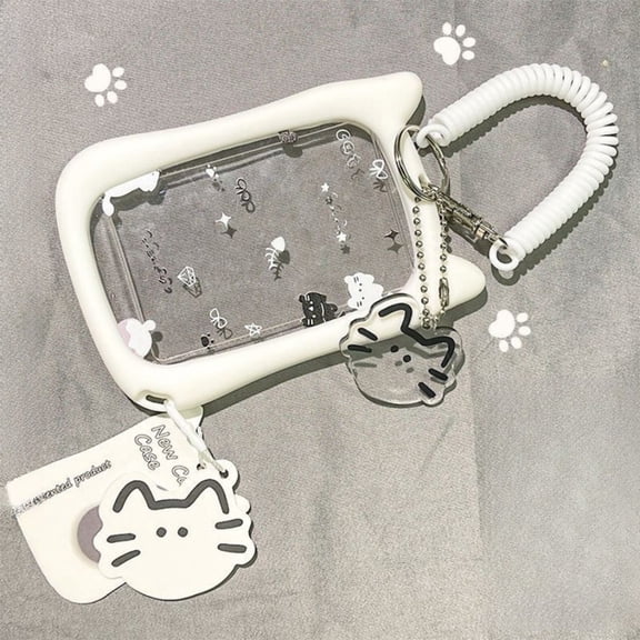 KCAHPAN Photo Card Holder Water Resistant Security Card Protector Clear Card Holder