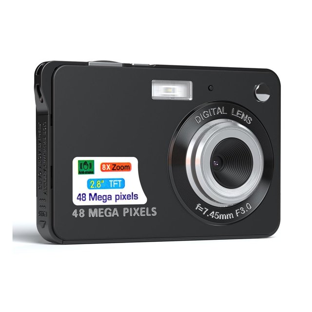 KCAHPAN Portable 48MP Digital Camera With Quick Focusing Systems ...