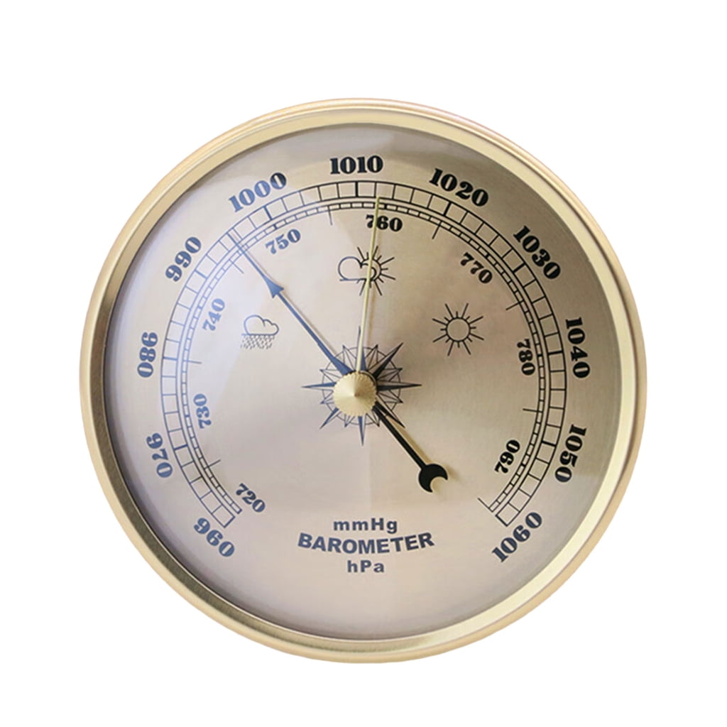 KCAHPAN Premium Metal Barometer Environment Weather Forecasting Device ...