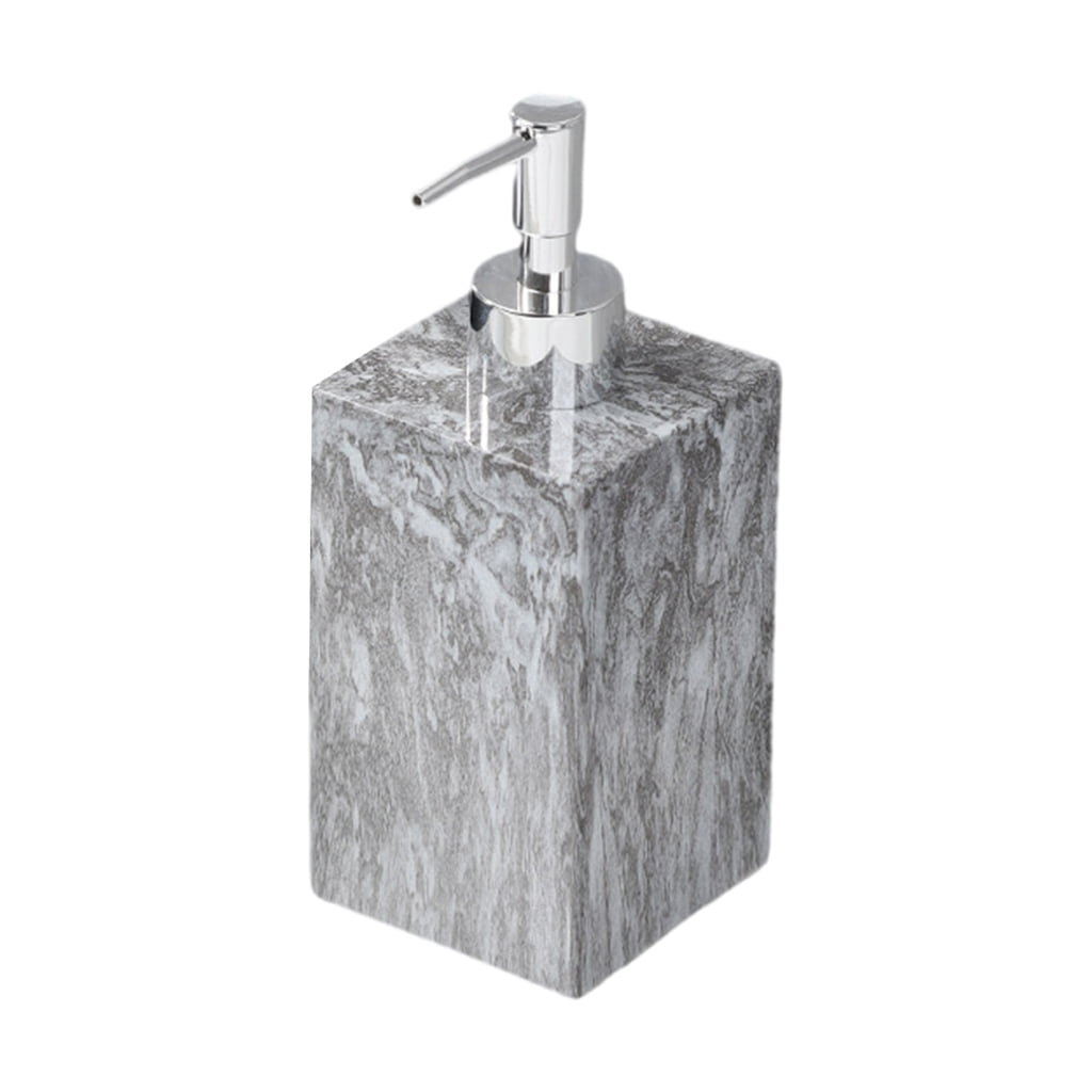KCAHPAN Resin Liquid Soap Dispenser for Hotel Marble Soap Dispenser Hand Soap Dispenser