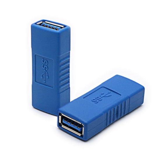 KCAHPAN USB3.0 Female To Female Coupler Extension Connectors For Fast Data And Charging