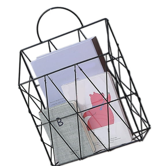 KCAHPAN Wall File Organizer Hanging Wall Files Holders Wall Organizer Magazine Rack