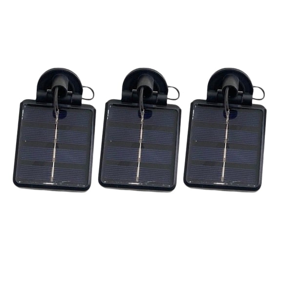 KCAHPAN Weatherproof PVs Panel Set Outdoor Solar Charger 3pcs for Landscape Lighting
