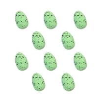 KCEHTA 10 Pcs Easter Egg Decorations, Colorful Easter Eggs, Mini Easter Egg Ornaments, Decorative Easter Eggs for Home Decor, Easter Birthday Party Decorations, DIY Easter Decoration