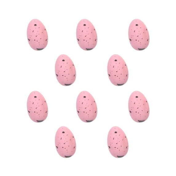 KCEHTA 10 Pcs Easter Egg Decorations, Colorful Easter Eggs, Mini Easter Egg Ornaments, Decorative Easter Eggs for Home Decor, Easter Birthday Party Decorations, DIY Easter Decoration