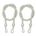 thumbnail image 1 of KCEHTA 2 Pack Curtain Tiebacks, Heavy Duty Curtain Rope Tieback, Handmade Rustic Curtain Tiebacks, Christmas Decorative Curtain Holdbacks, Curtain Tie Backs for Curtains Pull Backs, 1 of 6