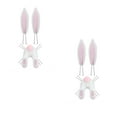 thumbnail image 1 of KCEHTA 2 Pcs Bunny Butt Wreath Attachment Easter Bunny Butt Ears Wreath Kit Spring Home Door Decor, 1 of 7