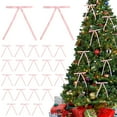 thumbnail image 1 of KCEHTA 24 Pcs Velvet Christmas Tree Bows, Velvet Christmas Bows for Christmas Tree Rustic Vintage Velvet Ribbon Bows for Crafts Wreaths Gift Warpping, 1 of 7