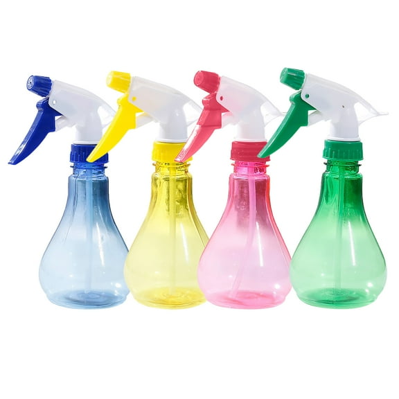 KCEHTA 4 Pack Plastic Spray Bottles Reusable Empty Spray Bottles, Small Water Spray Bottle for Cleaning Solutions, Gardening, Watering Plants