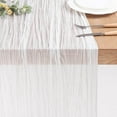 thumbnail image 1 of KCEHTA Cheesecloth Table Runner, Fall Thanksgiving Table Runner, Christmas Table Runner, Rustic Gauze Table Runner for Wedding Baby Shower Birthday Party Table Decorations, 1 of 7