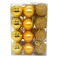 thumbnail image 1 of KCEHTA Christmas Ball Ornaments, 24 Pcs 1.18 inch Christmas Tree Ball Ornaments Shatterproof Plastic Christmas Tree Hanging Ornaments for Holiday Wedding Party Decorations, 1 of 7