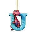 thumbnail image 1 of KCEHTA Christmas Dinosaur Ornaments, 26 Letter Cute Cartoon Dinosaur Christmas Tree Decorations, Dinosaur Ornaments for Christmas Tree, Dinosaur Acrylic Christmas Tree Holiday Ornament, 1 of 7