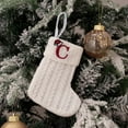 thumbnail image 1 of KCEHTA Christmas Stockings with Initials, 26 Letters Embroidered Personalized Christmas Stockings, Fireplace Hanging Stockings for Xmas Home Decor, 1 of 7