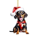 thumbnail image 1 of KCEHTA Dachshund Christmas Ornaments, Dog Ornaments for Christmas Tree, Funny Dachshund Dog Christmas Tree Hanging Ornaments, Dachshund Christmas Decor Dog Lovers Gift, 1 of 7