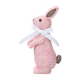 thumbnail image 1 of KCEHTA Easter Bunny Figurines Rattan Effect Resin Easter Rabbit Statues Farmhouse Spring Home Decor, 1 of 6