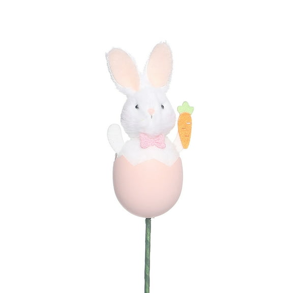 KCEHTA Easter Decorations, Artificial Easter Stems, Bunny and Easter Egg Picks for Home Vase Decor