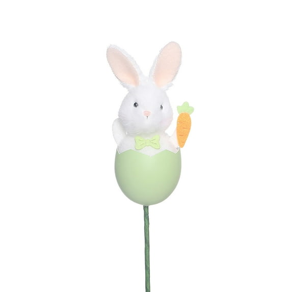 KCEHTA Easter Decorations, Artificial Easter Stems, Bunny and Easter Egg Picks for Home Vase Decor