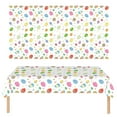 thumbnail image 1 of KCEHTA Easter Tablecloth Rectangle Colorful Easter Eggs Spring Floral Tablecloth Home Party Decor, 1 of 6