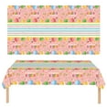 thumbnail image 1 of KCEHTA Easter Tablecloth Rectangle Colorful Easter Eggs Spring Table Cloth for Home Party Decor, 1 of 6