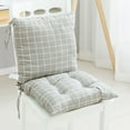thumbnail image 1 of KCEHTA High Back Chair Cushions Indoor Outdoor Patio Rocking Chair Cushion Tufted Seat and Back Cushions with Ties All-Weather Replacement Cushion, 1 of 7