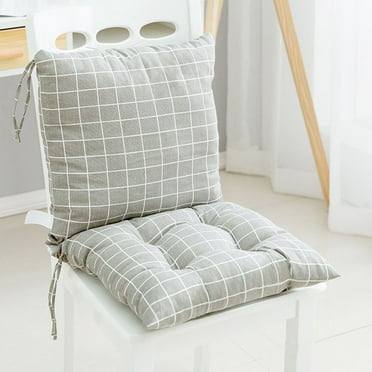 KCEHTA High Back Chair Cushions Indoor Outdoor Patio Rocking Chair Cushion Tufted Seat and Back Cushions with Ties All-Weather Replacement Cushion