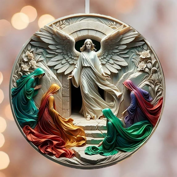 KCEHTA Nativity Christmas Ornaments, Nativity Ornaments for Christmas Tree, Nativity Scene Ornaments, Christian Christmas Ornaments for Tree Xmas Home Office Party Decor