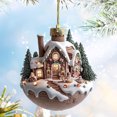 thumbnail image 1 of KCEHTA New Home Ornament 2024, New House Christmas Tree Ornaments, House Warming Gifts New Home, Christmas Snow Village Houses Coffee Cup Ornaments for Christmas Decorations, 1 of 4