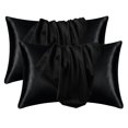 thumbnail image 1 of KCEHTA Satin Pillowcase for Hair And Skin, Satin Pillowcase with Zipper 2 Pack Satin Pillow Case Soft Smooth Breathable Cooling Pillow Cases Silky Pillowcase 20x30 inch, 1 of 7