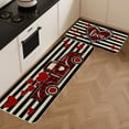 thumbnail image 1 of KCEHTA Set of 2 Valentines Day Kitchen Mats, Love Heart Valentines Kitchen Rugs Valentines Day Kitchen Decor Non-Slip Washable Welcome Floor Mat for Wedding Anniversary Birthday Party Decorations, 1 of 6
