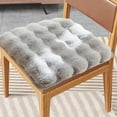 thumbnail image 1 of KCEHTA Square Seat Cushions, Office Chair Cushion, Tufted Floor Cushion, Chair Cushions for Dining Chairs, Non Slip Fluffy Plush Seat Cushion for Home Office, 1 of 7