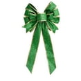 thumbnail image 1 of KCEHTA St Patricks Day Tree Topper Green Wreath Ribbon Bow for Irish Holiday Party Decorations, 1 of 5
