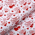 thumbnail image 1 of KCEHTA Valentine’s Day Wrapping Paper, Heart Wrapping Paper Roll, Valentine Gift Wrapping Paper, Christmas Gift Box Wrapping Paper, Folded Flat Wrapping Paper for Birthday, Wedding, Anniversary, 1 of 7