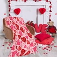 thumbnail image 1 of KCEHTA Valentines Day Blanket, Small Valentine Throw Blanket, Valentines Day Heart Throw Blanket, Decorative Lightweight Flannel Blanket Nap Blanket for Couch Bed Sofa Living Room, 27.55x39.37 inch, 1 of 6