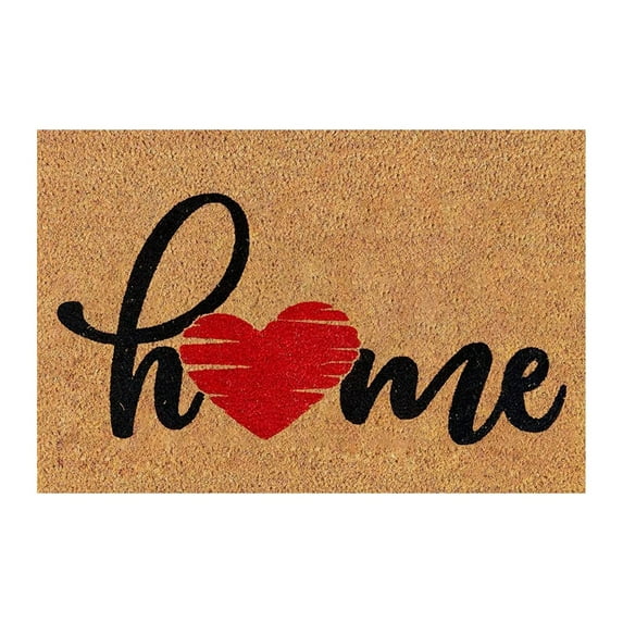 KCEHTA Valentines Door Mat, Valentines Day Welcome Mat Non Slip Washable Decorative Love Heart Wedding Anniversary Valentine's Day Doormat Indoor Outdoor Front Door Porch Valentines Day Decorations