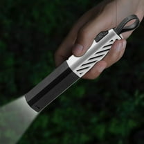 KCGYNP 1200 Lumens Rechargeable Flashlight,IP65 Waterproof Zoomable LED,6.9Inch Camping Hiking Flashlight with Hanging Rope,3 Modes for Outdoor Emergency