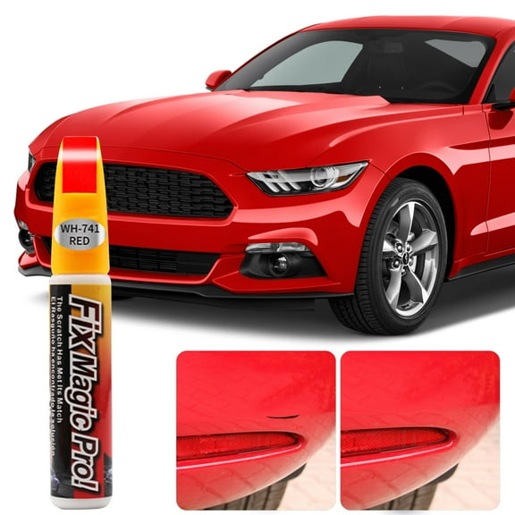 KCGYNP 2.4ml Touch Up Paint Pen Scratch Remover-Red,White,Black-Quick Fix for Car Scratches,Two-In-One Design,Easy to Use and Dry,Perfect for Minor Repairs