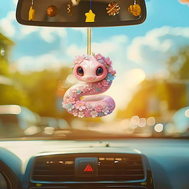 KCGYNP 2025 Snake Acrylic Pendant Clearance,Home Car Key Bag Decor,New