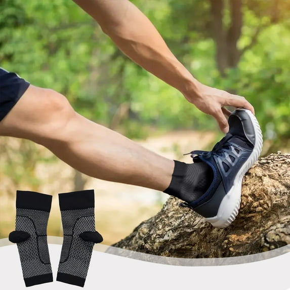 KCGYNP Ankle Brace Support Sleeve,Nylon Spandex,Sports Protection Running Cycling,Non-Slip Breathable,5.9 to 7.8 in