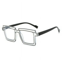 KCGYNP Anti-Blue Light Glasses,Fluorescent Color Block Frames,Unisex Plastic Design,Party-Style Accessory for Cosplay
