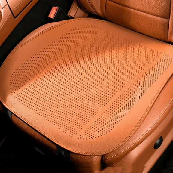 KCGYNP Car Seat Cushion,Breathable Mesh Half Cover 20.47x18.89x0.79in,Vehicle Seat Pad for Driving Comfort