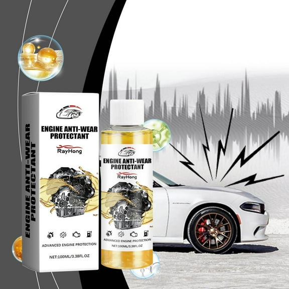 KCGYNP 1PCS Anti-Friction Engine Performance Additive,Noise Reduction and Shaking Cure,Anti-Wear Engine Treatment Oil Additive,Highly Effective Engine Anti-Wear Protectant,100ml