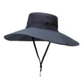 thumbnail image 1 of KCGYNP Fisherman Sun Hat for Men,Windproof Rope Design,UPF 50+ Wide Brim Cap,Hiking Fishing Outdoor, 1 of 2