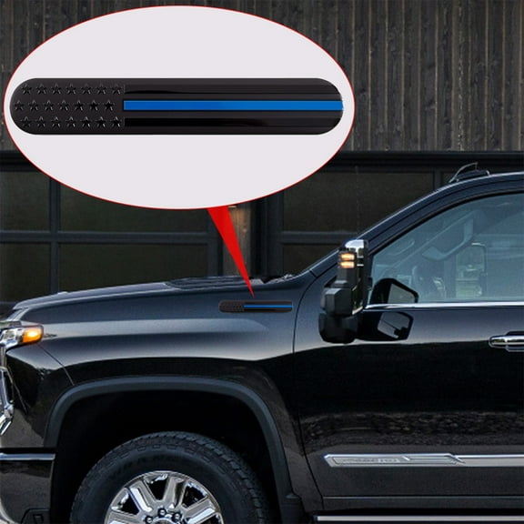 KCGYNP Flag Stickers,Car Body Decals,Metal Tail Tag-6.02in Aluminum Alloy 3D Scratch Stickers,Universal Fit,Stylish and Durable,Easy Installation,Patriotic Design for All Vehicles