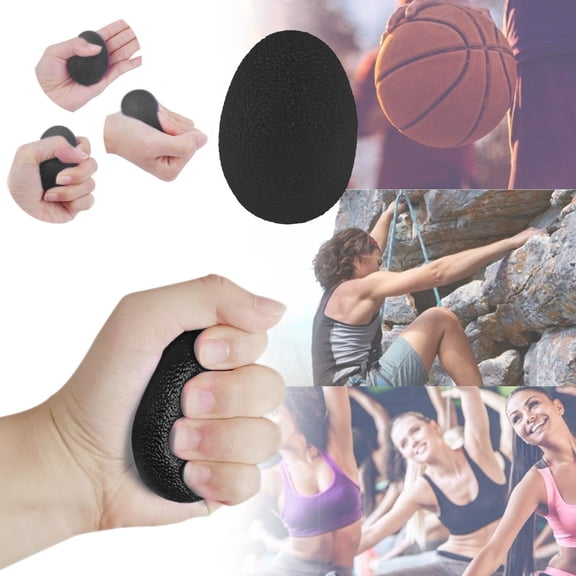 KCGYNP Hand Grip Strengthener,Silicone Stress Relief Ball,Finger Exercise,2.2x1.8x1.8in,6 Colors,Portable Training