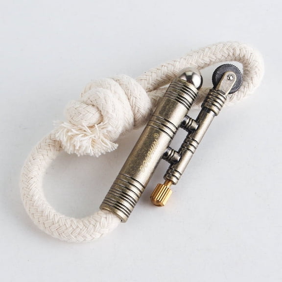 KCGYNP Kerosene Lighter Clearance,Metal Vintage Velvet Lighter for Outdoor Camping,Lightweight & Convenient,No Refill Needed,Spark Wheel Ignition,Windproof,Includes Replacement Cotton Rope
