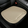 thumbnail image 1 of KCGYNP Leather Car Seat Cushion,Four Season Ventilated Driver’s Seat Pad,18.11x18.11in,Non-Slip Comfort,Luxury Soft Texture for Cars, 1 of 6
